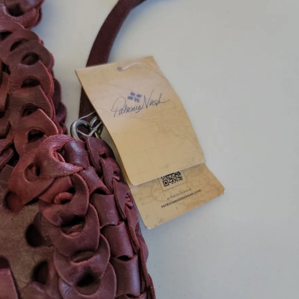 Patricia Nash Ticci Red Leather Crossbody